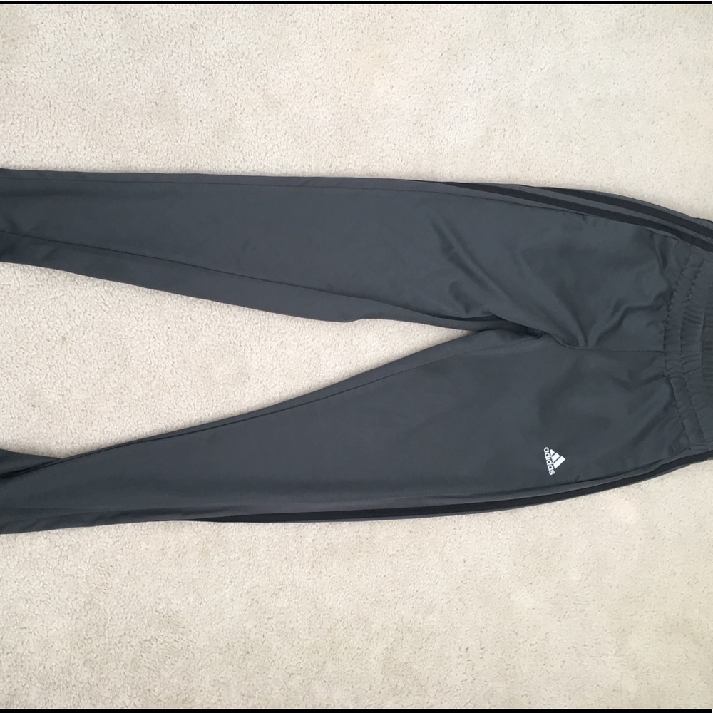 Gray track adidas joggers! Size XS